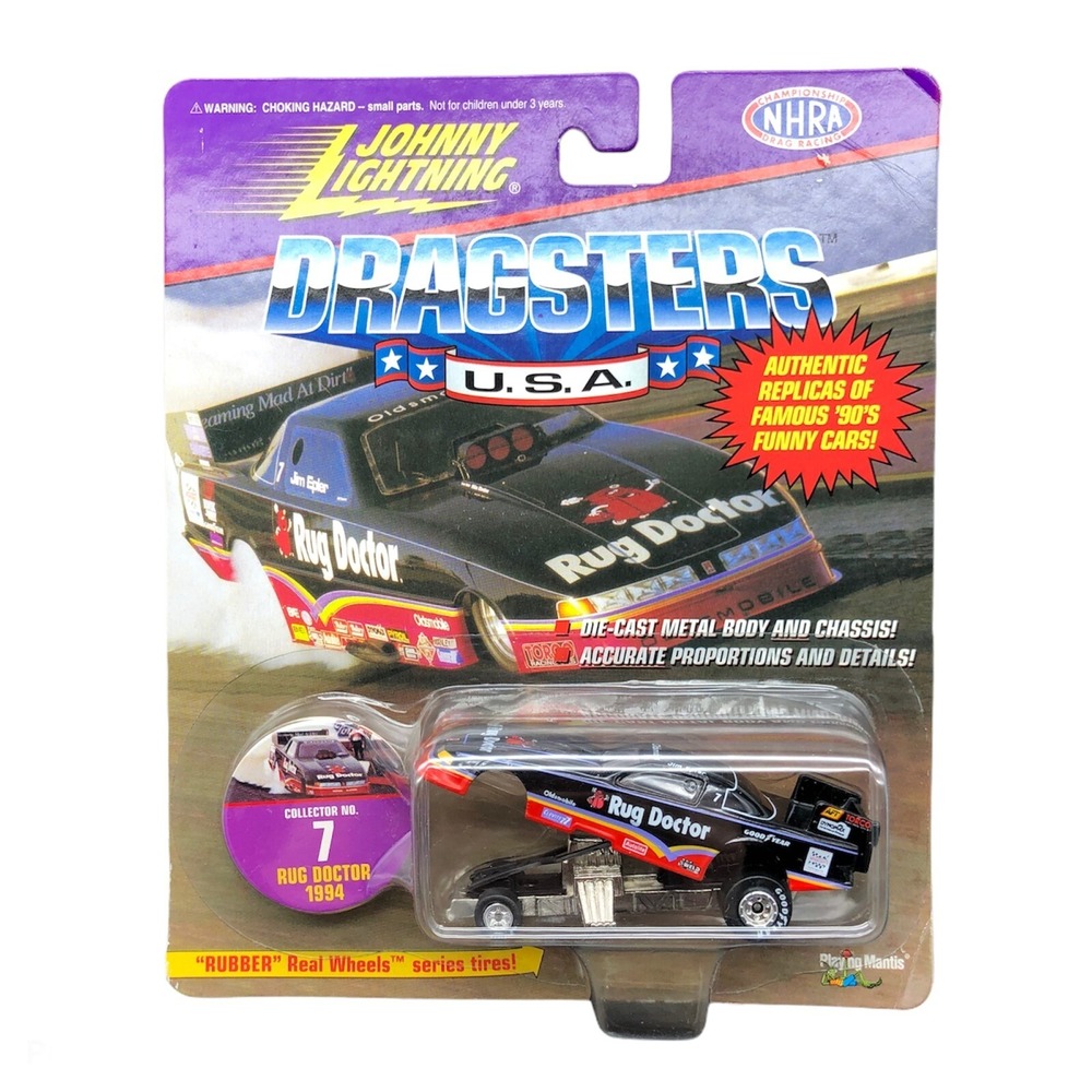 Johnny Lightning NHRA Jim Epler 1994 Oldsmobile Olds‎ Rug Doctor Funny Car 1/64